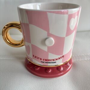 The Monsters Let's Checkmate Series Replacement Pink Pop Mart Kasing Lung Mug